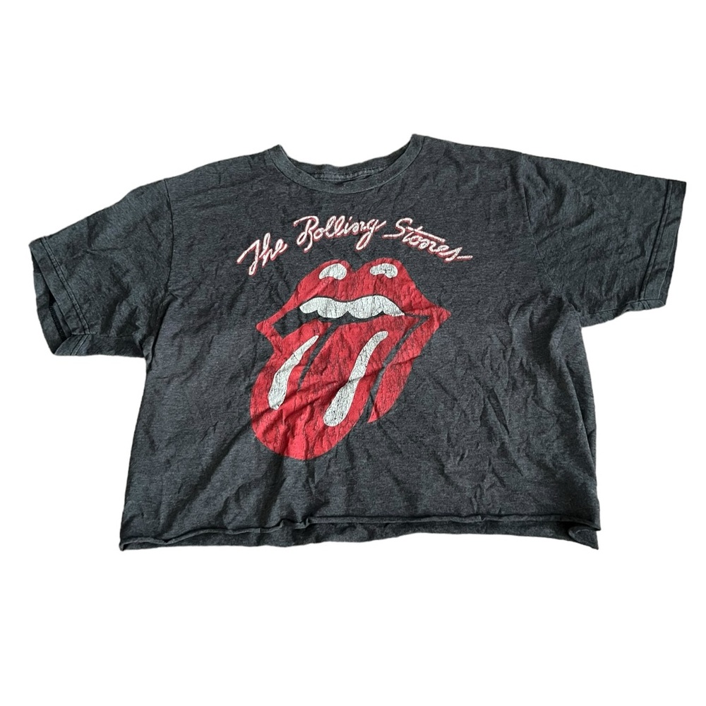 Rolling Stones Crop Tee